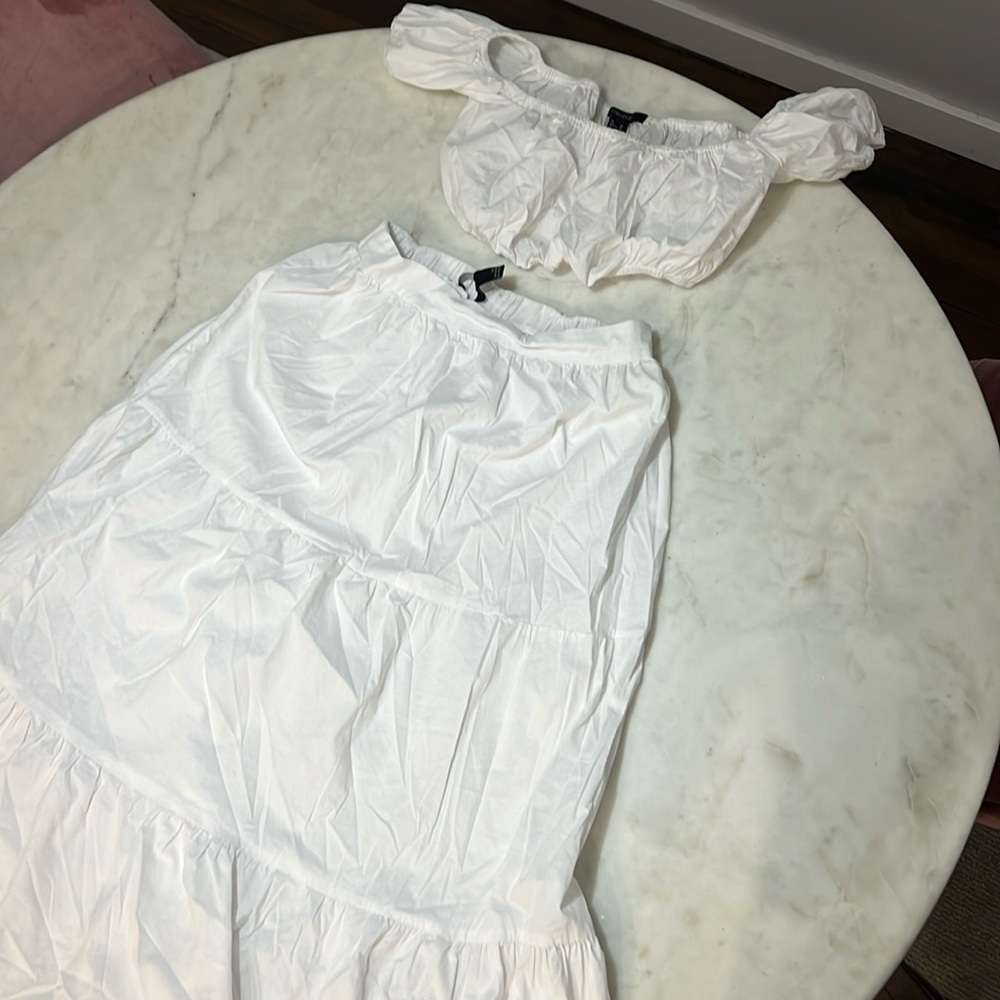 Forever21 white two piece
